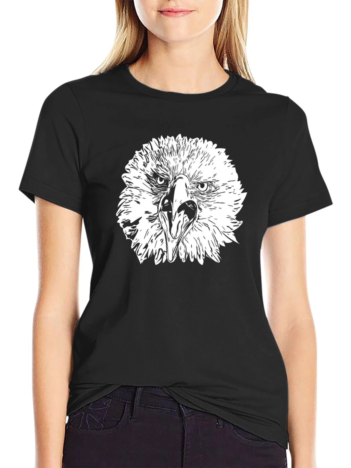 Eagle Graphic Black T-Shirt