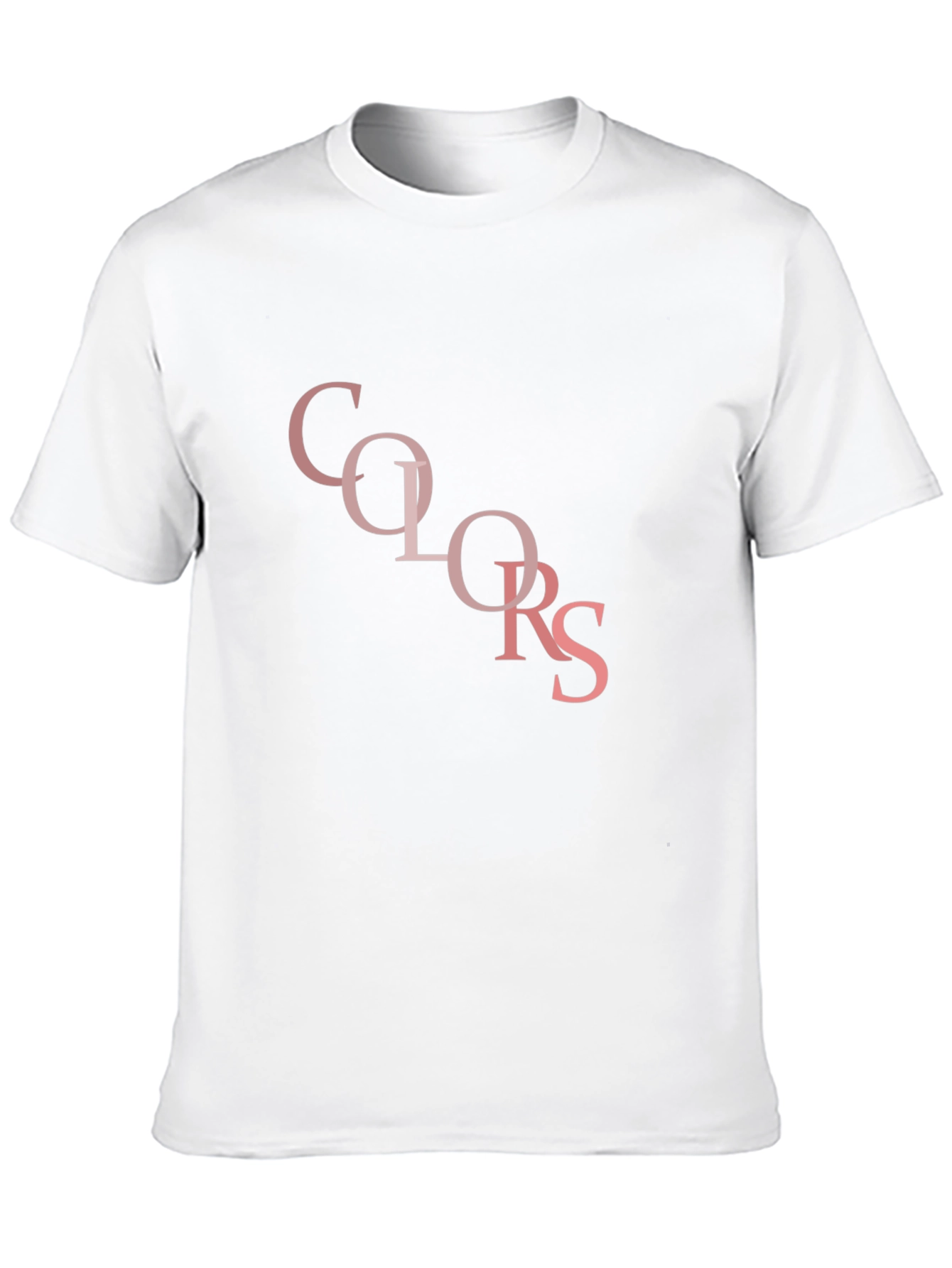 Colors Graphic Print Black T-Shirt