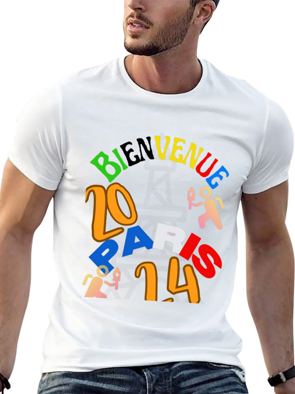 Bienvenue Paris 2014 Graphic T-Shirt