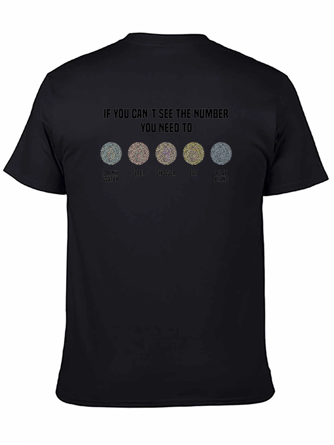 Color Blindness Test T-Shirt - Funny Needs Design