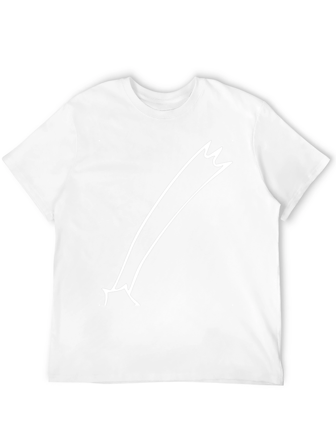 Comet Tail Graphic Tee - Black Cotton Casual T-Shirt