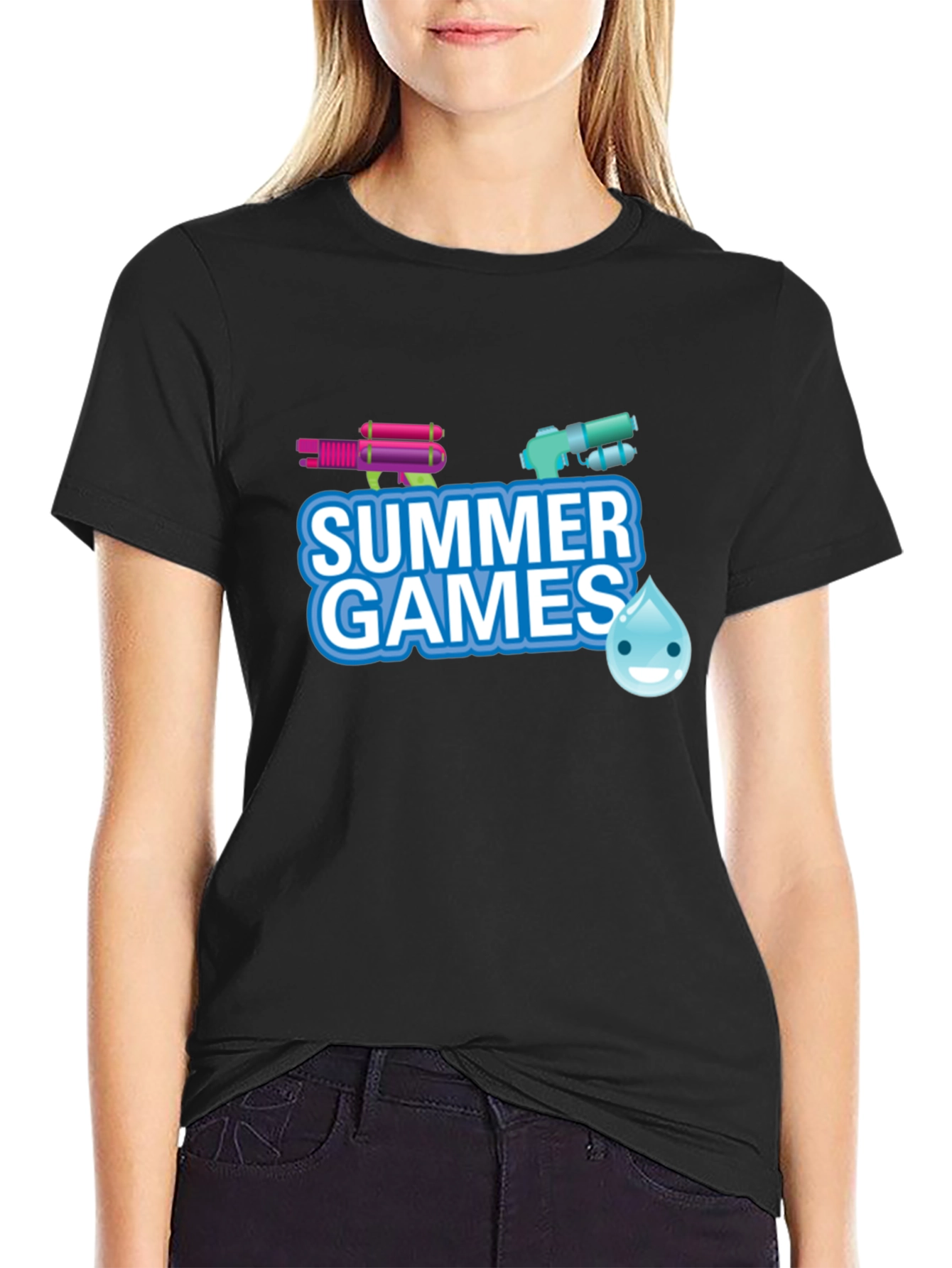 Summer Games Black T-Shirt