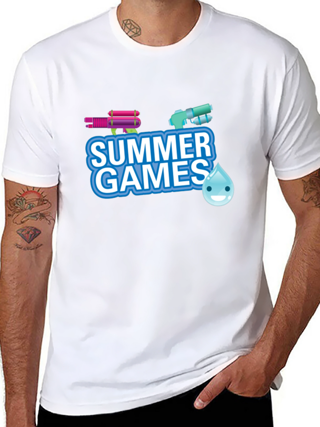 Summer Games Black T-Shirt