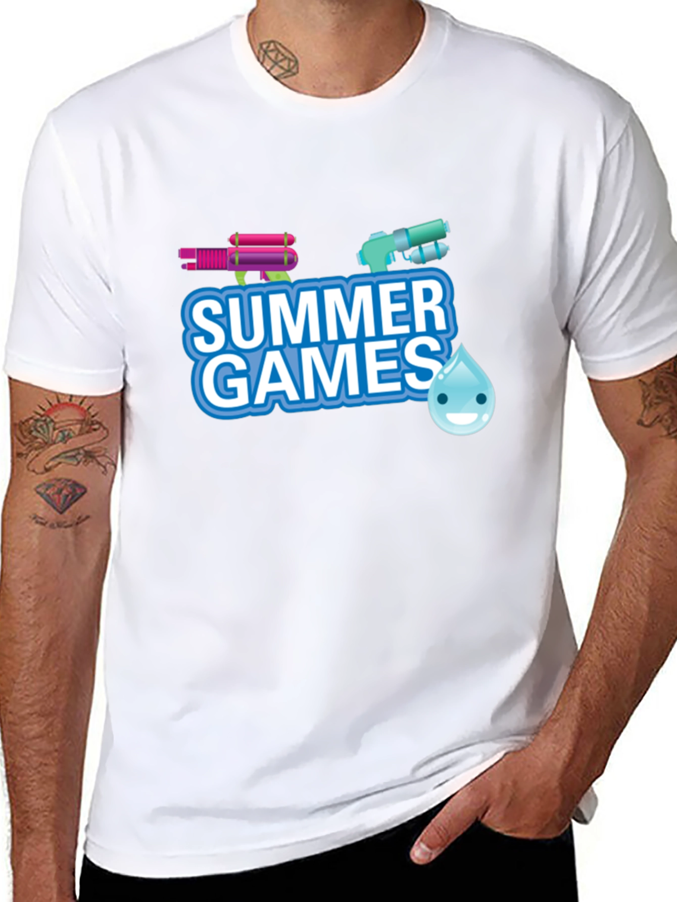 Summer Games Black T-Shirt