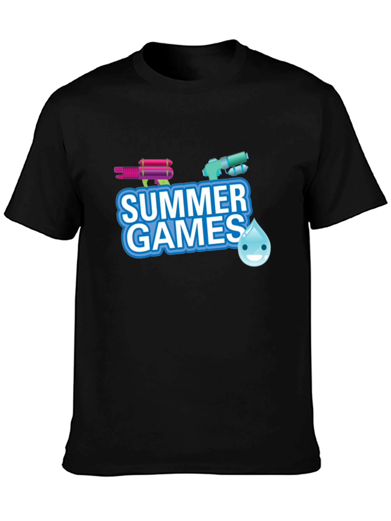 Summer Games Black T-Shirt