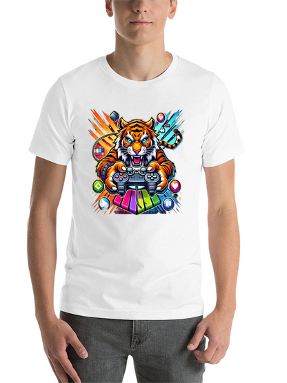 Gaming Tiger Graphic Tee - Gamer Style