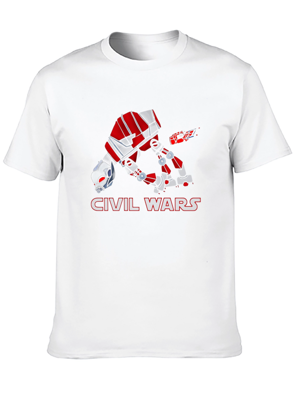 Civil War Ant-Man Graphic Print Black T-Shirt