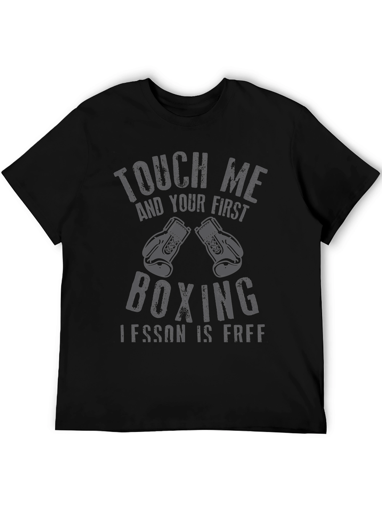 Touch Me Boxing Lesson T-Shirt - Funny Martial Arts Tee