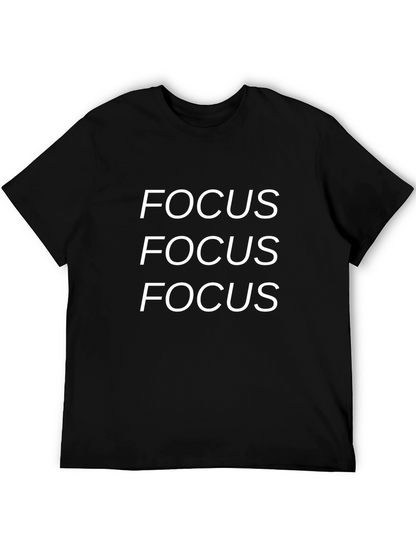Focus Graphic Tee - Black T-Shirt