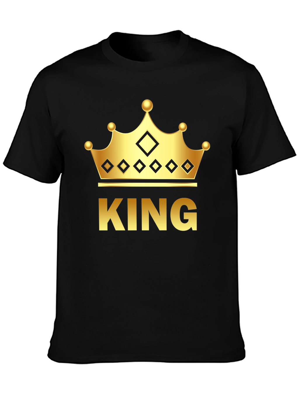 King Crown Graphic T-Shirt - Black