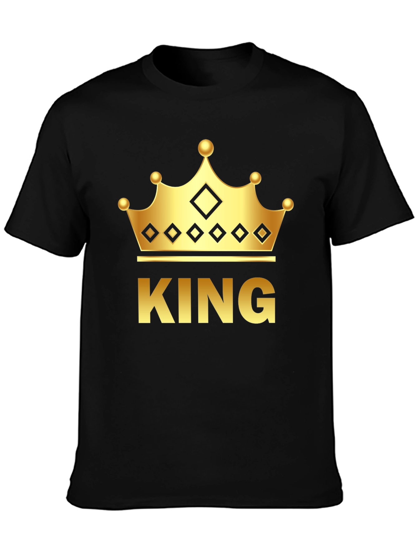 King Crown Graphic T-Shirt - Black