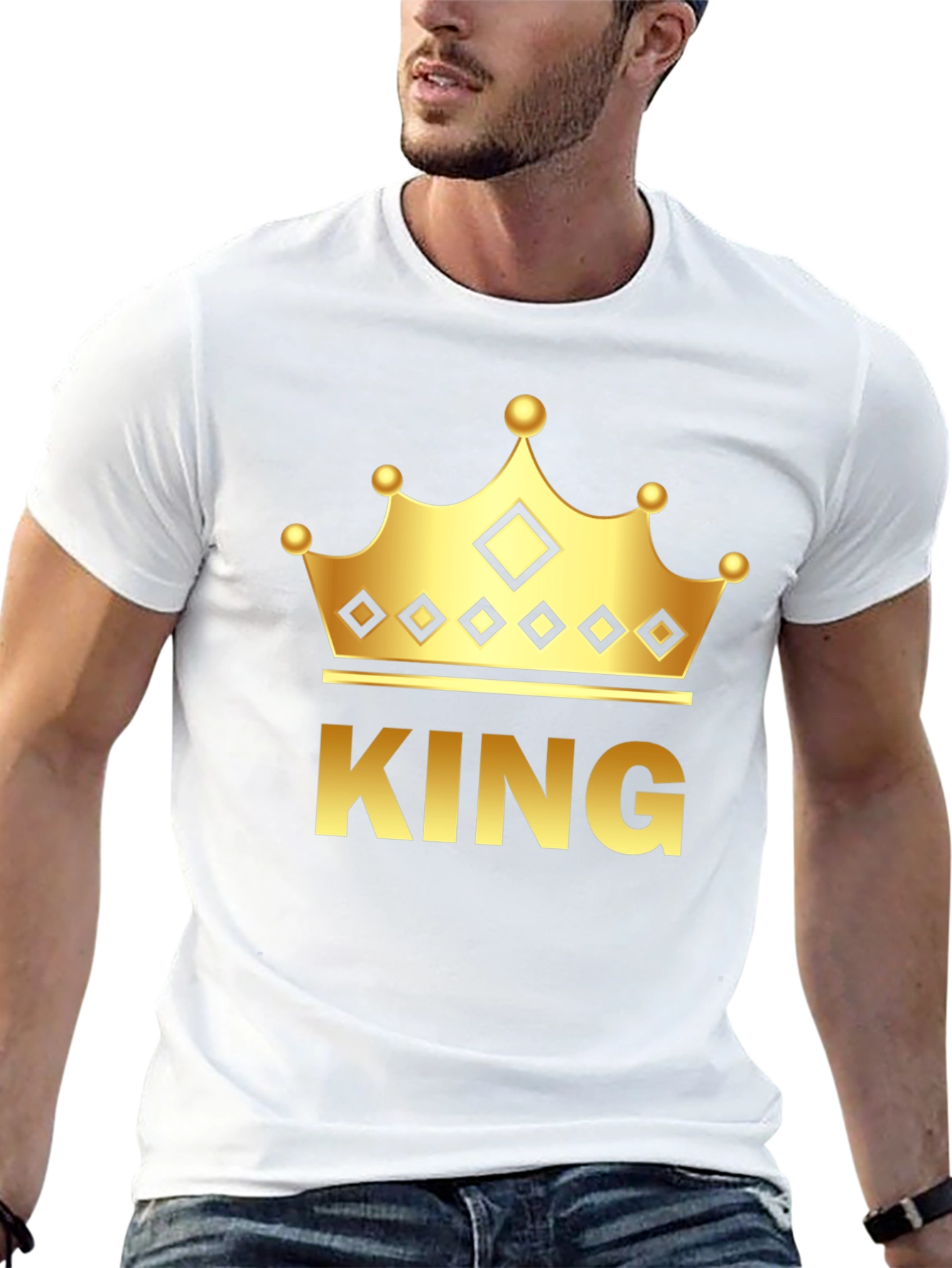 King Crown Graphic T-Shirt - Black
