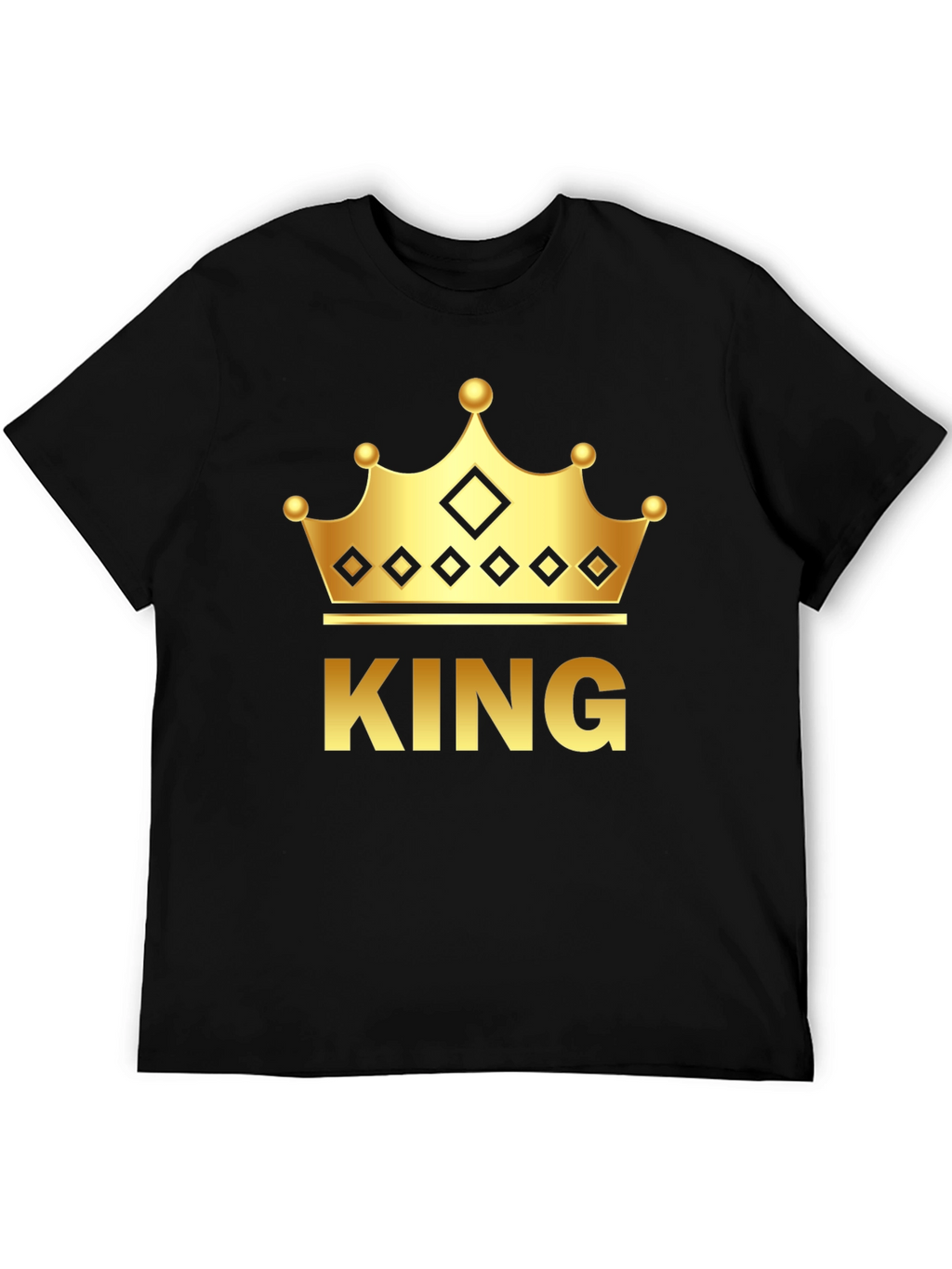 King Crown Graphic T-Shirt - Black