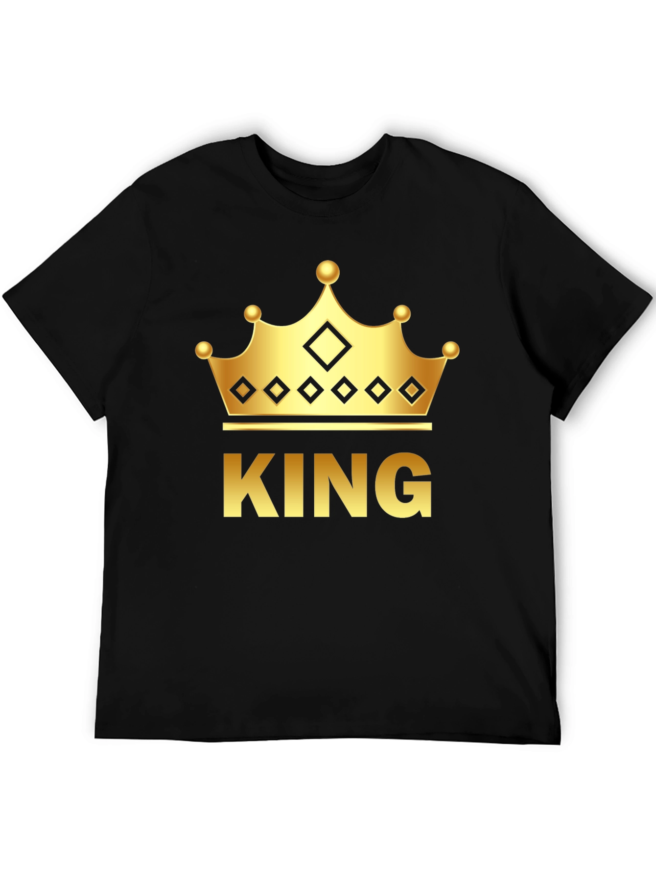 King Crown Graphic T-Shirt - Black