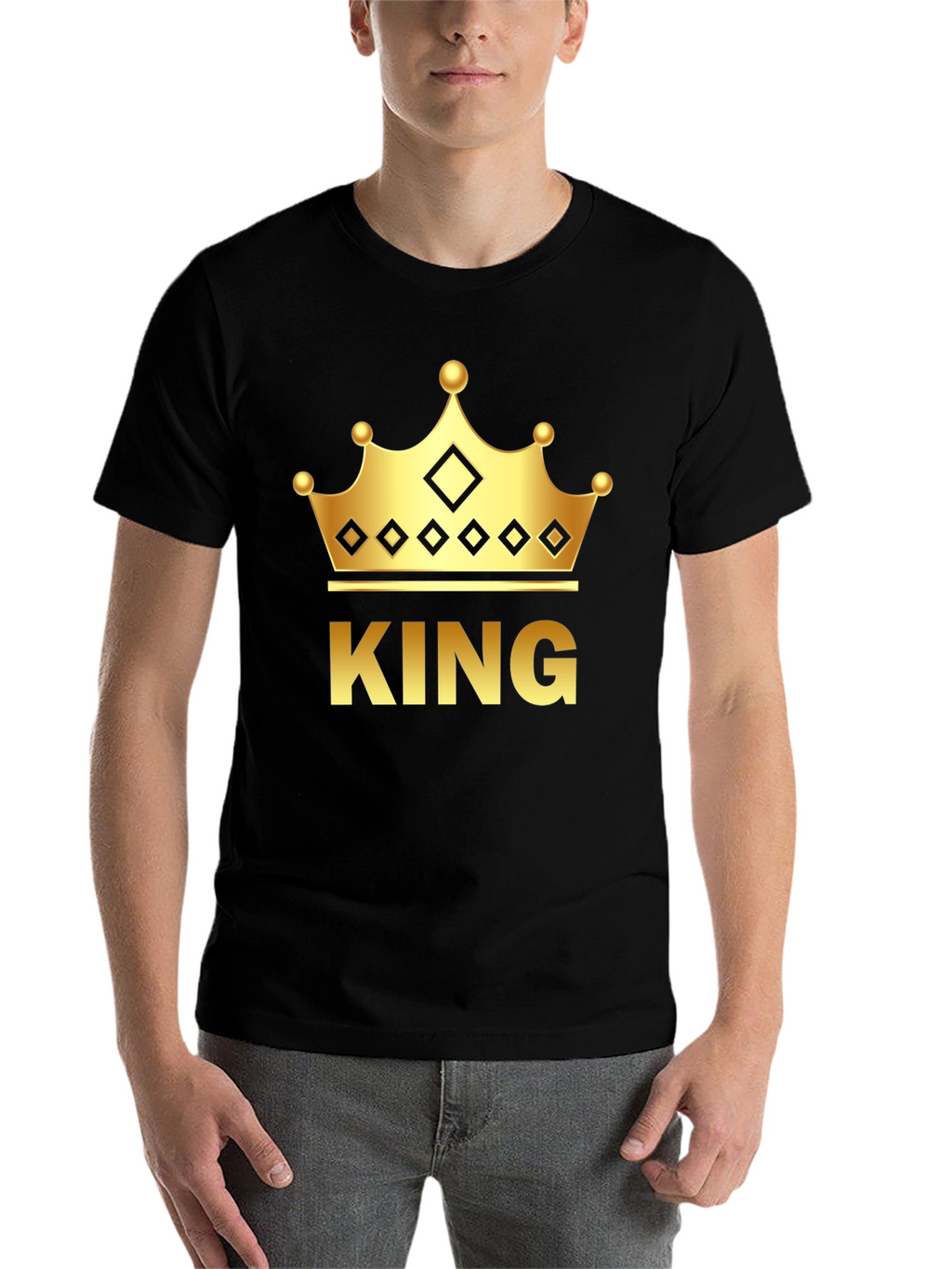 King Crown Graphic T-Shirt - Black