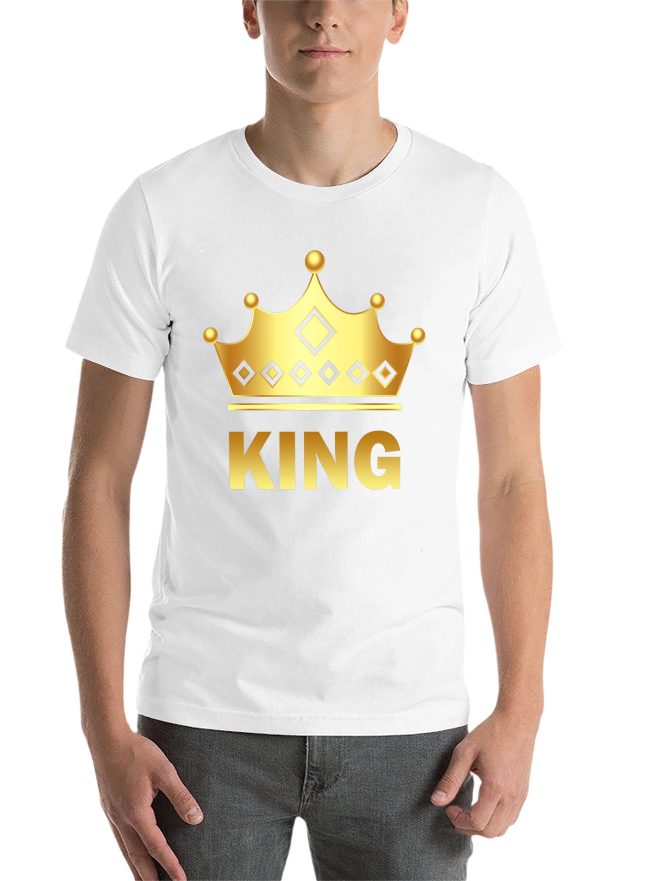 King Crown Graphic T-Shirt - Black