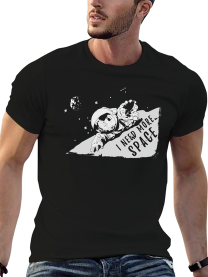 I Need More Space Graphic Tee - Black