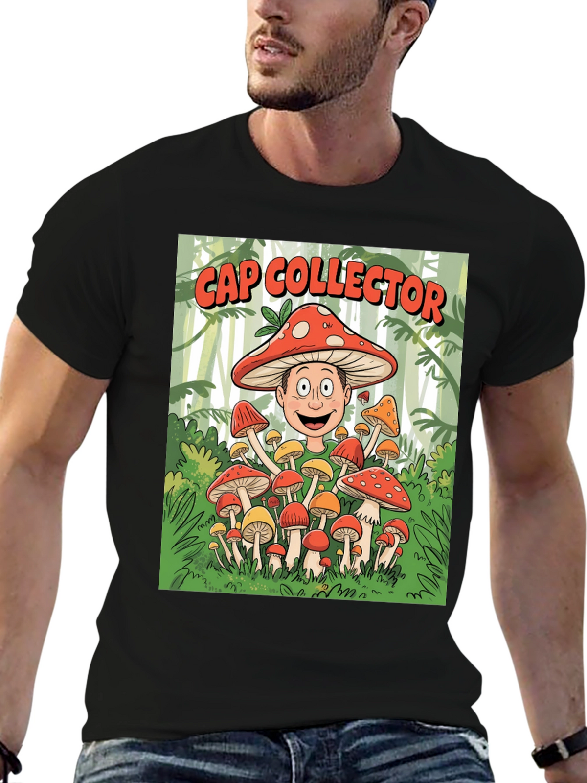 Cap Collector Mushroom T-Shirt