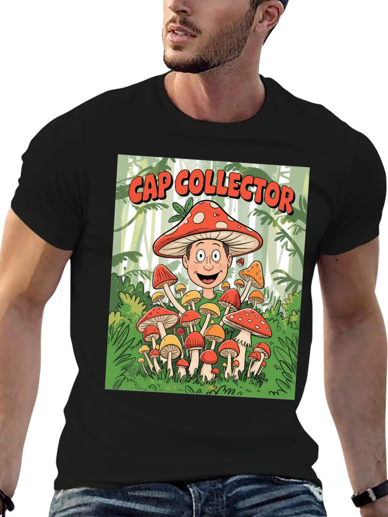 Cap Collector Mushroom T-Shirt