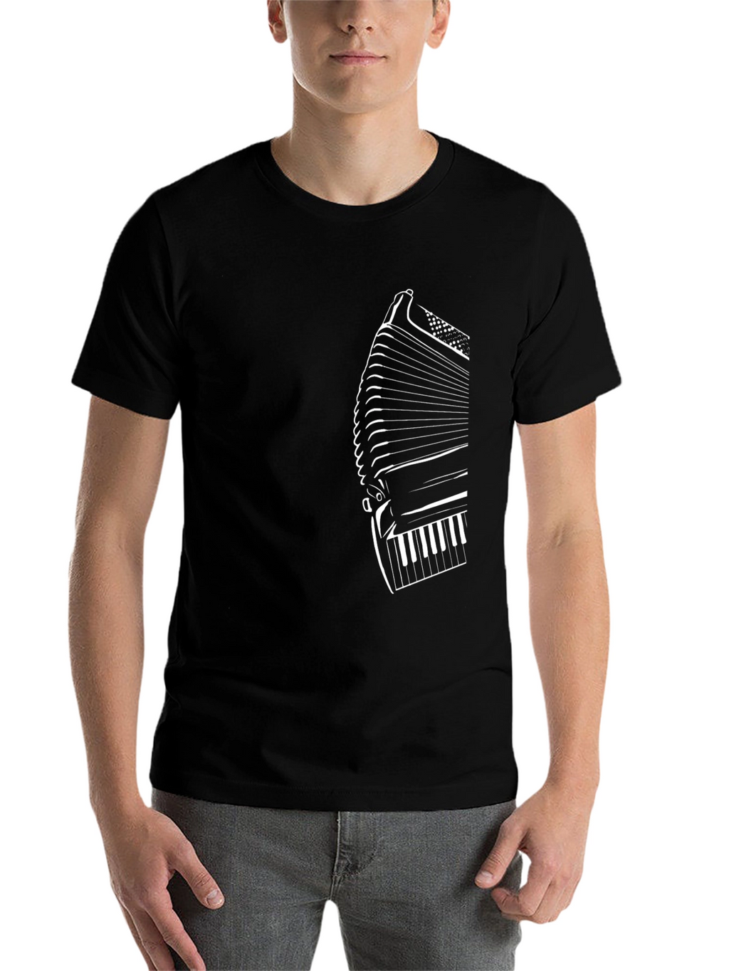 Accordion Graphic Tee - Black T-Shirt
