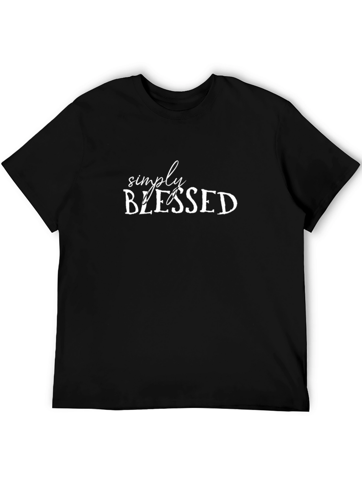 Simply Blessed Black T-Shirt