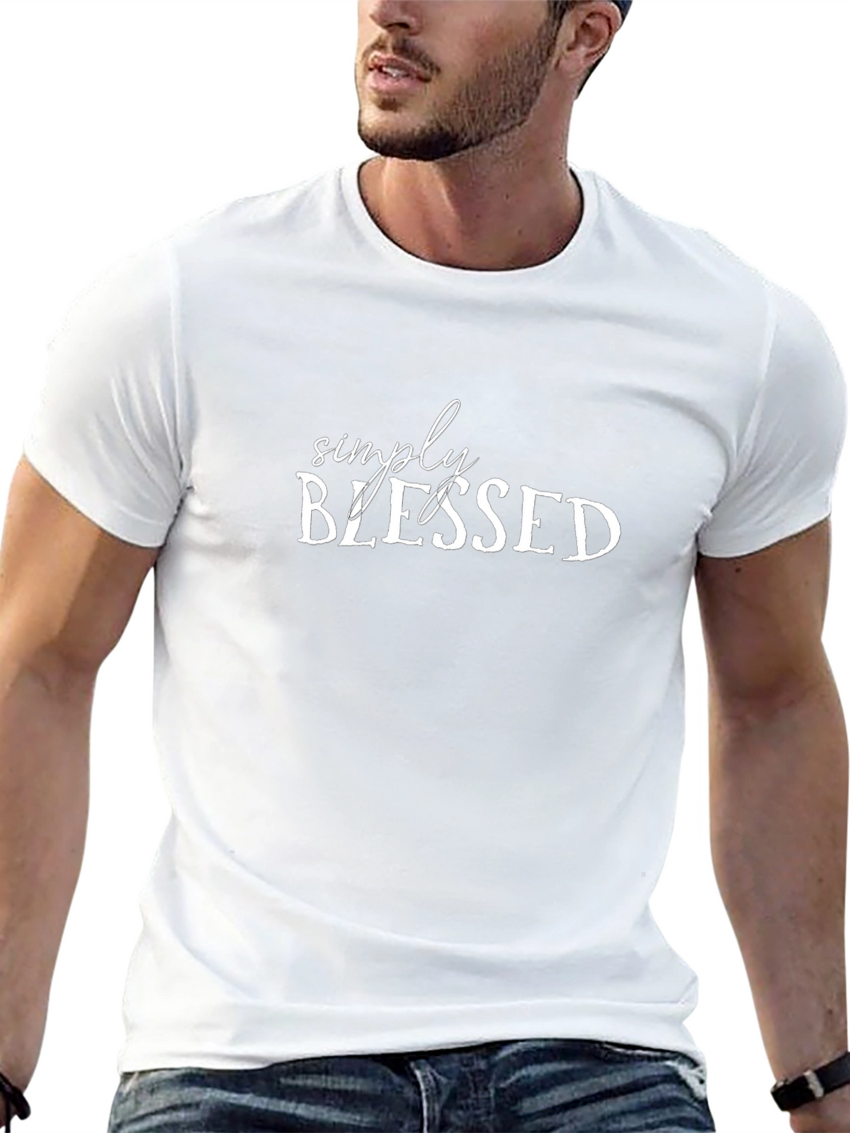 Simply Blessed Black T-Shirt
