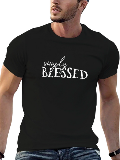 Simply Blessed Black T-Shirt