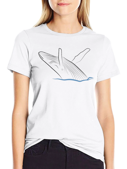 Whale Graphic Black T-Shirt - Mens