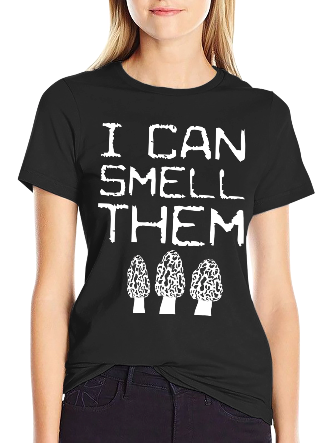 Mushroom Hunter T-Shirt: I Can Smell Them Funny Morel Forager Tee