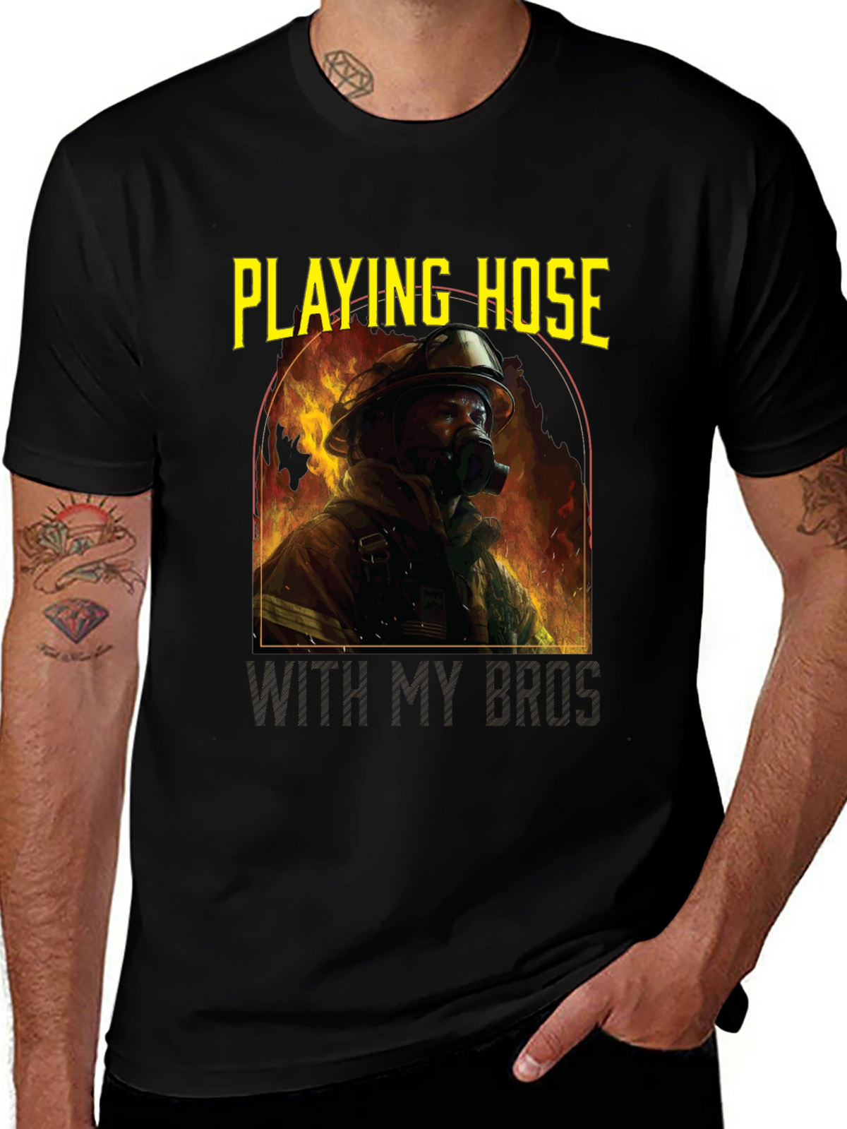 Playing Hose With My Bros T-Shirt