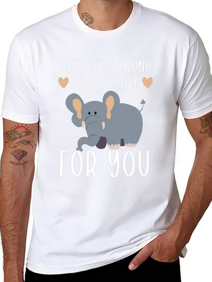 Elephant Trunk Full of Love Graphic T-Shirt