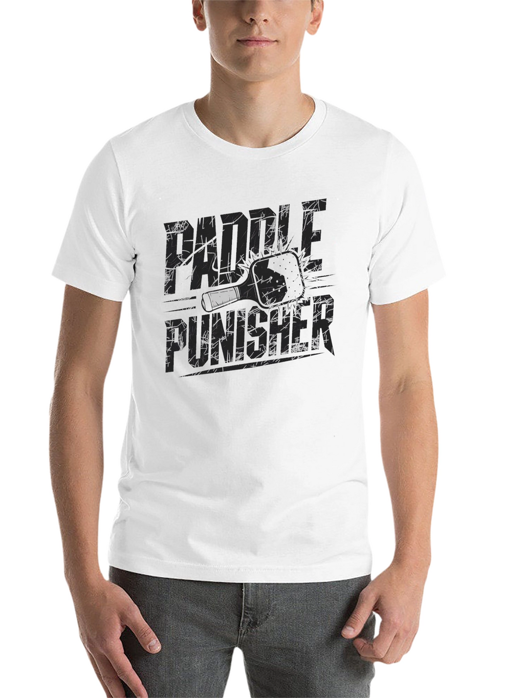 Paddle Punisher Graphic Tee - Black Cotton