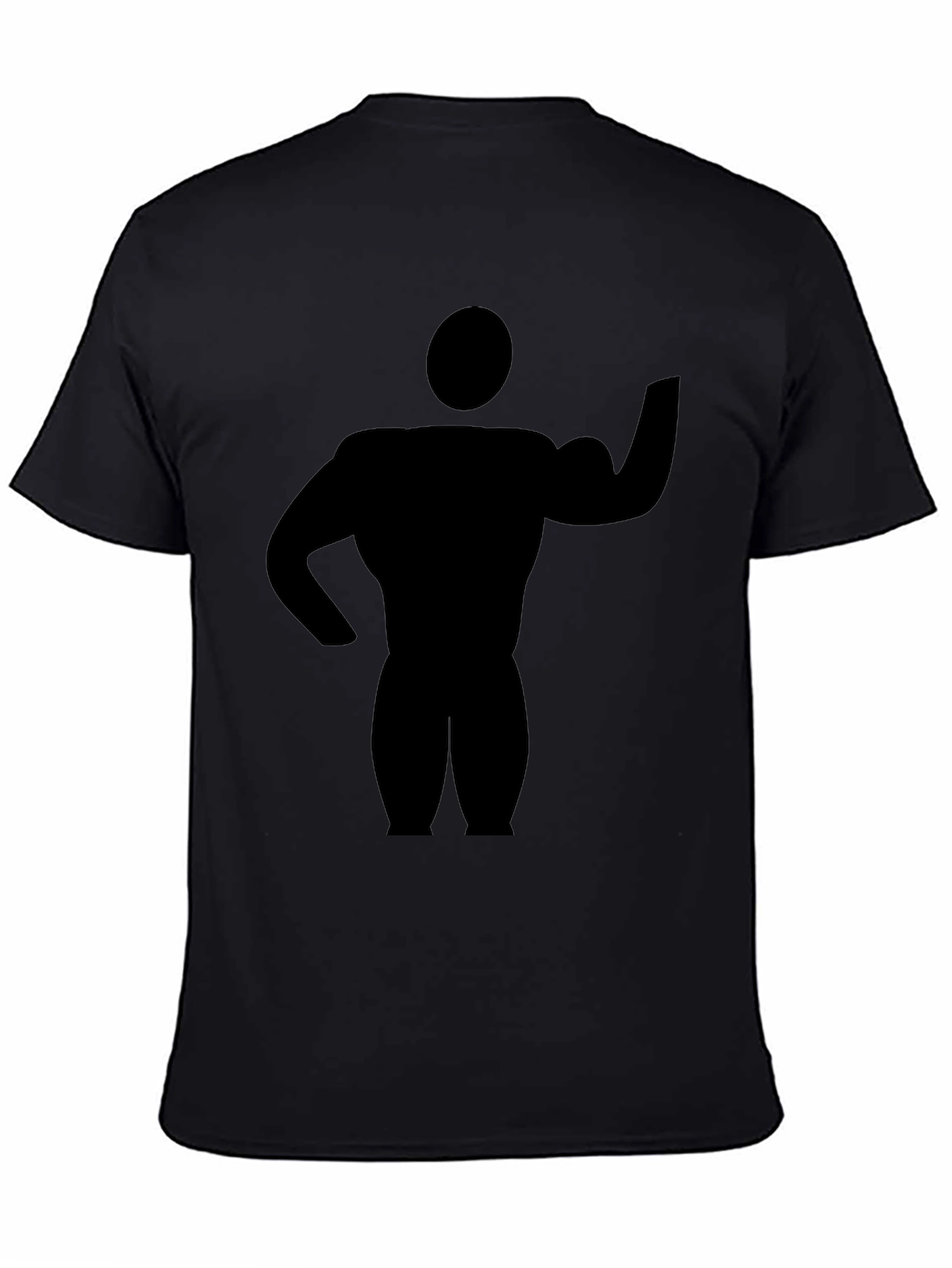 Black Bodybuilder Graphic T-Shirt