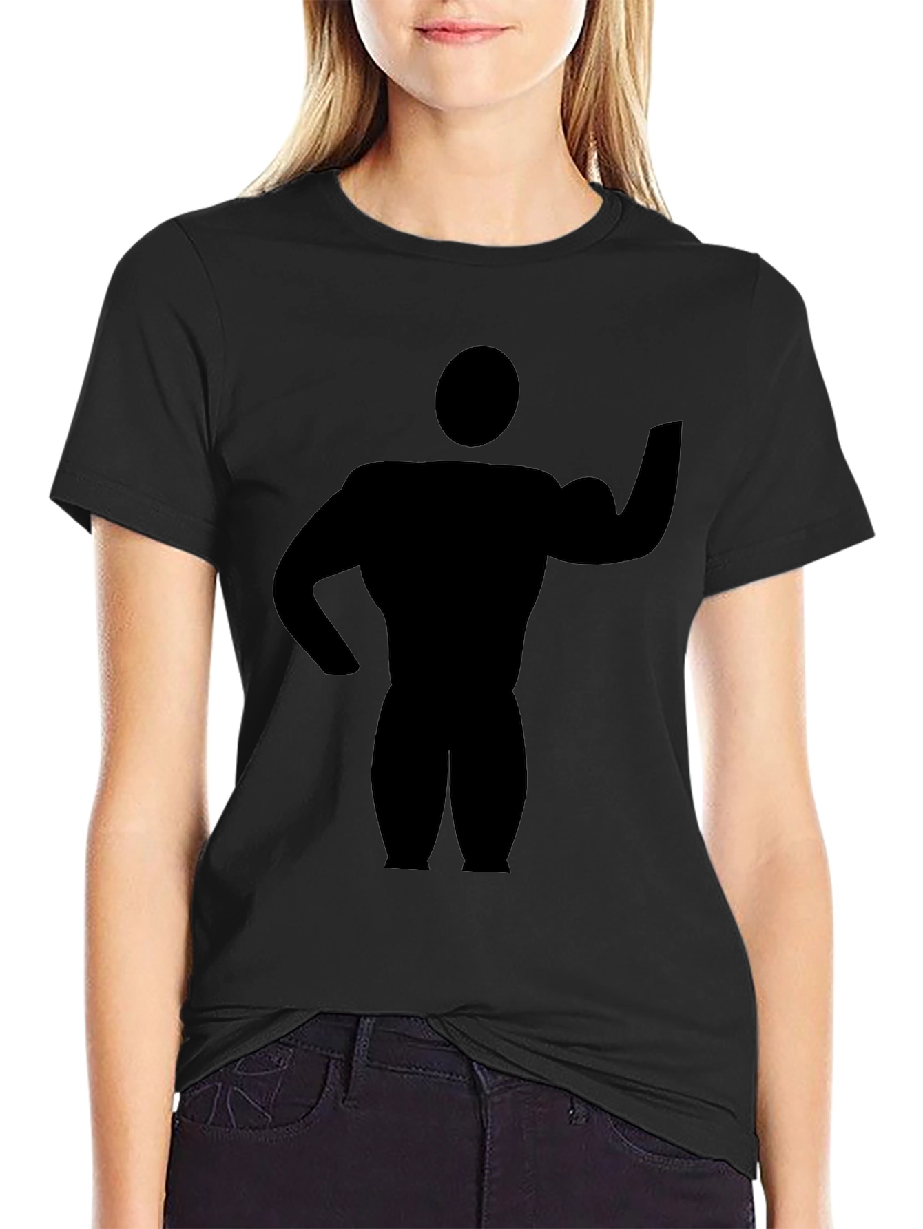 Black Bodybuilder Graphic T-Shirt