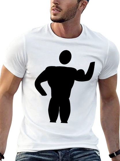 Black Bodybuilder Graphic T-Shirt