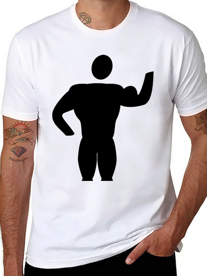 Black Bodybuilder Graphic T-Shirt
