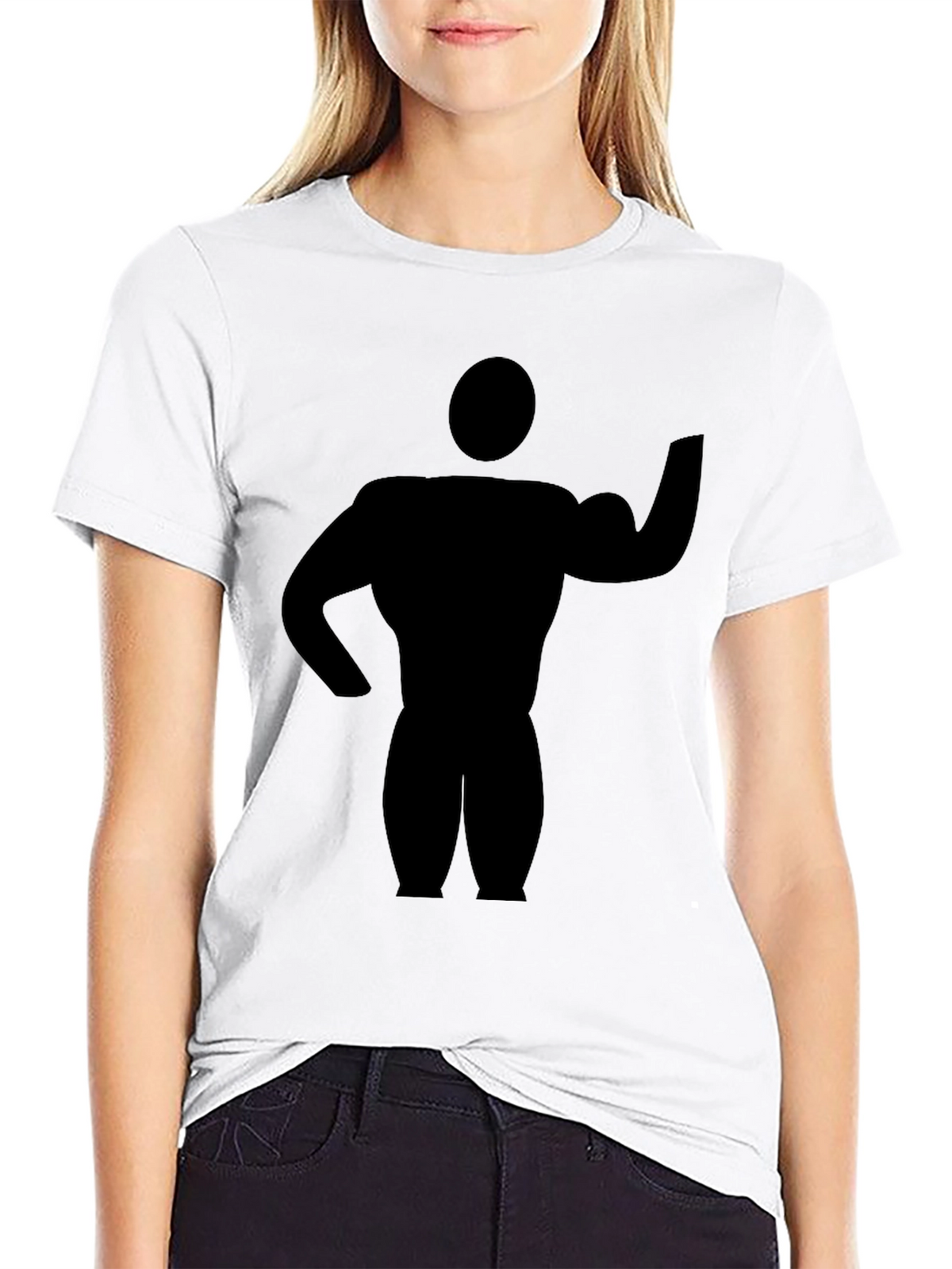 Black Bodybuilder Graphic T-Shirt