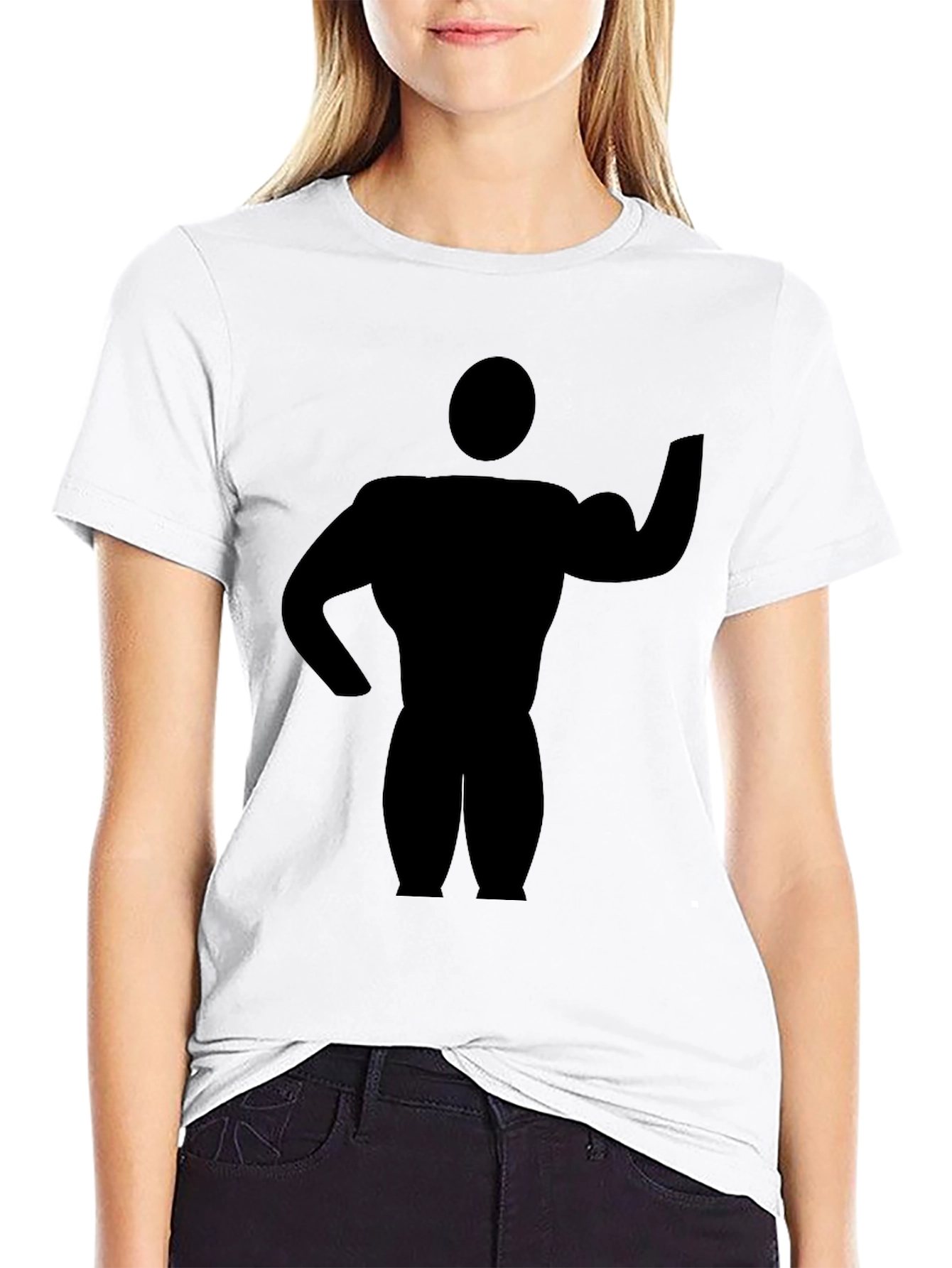 Black Bodybuilder Graphic T-Shirt