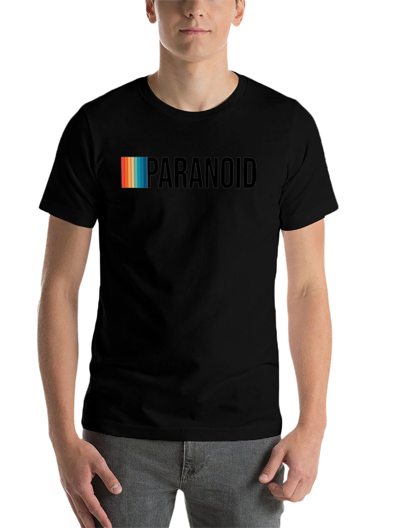 Paranoid Graphic T-Shirt - Retro Style