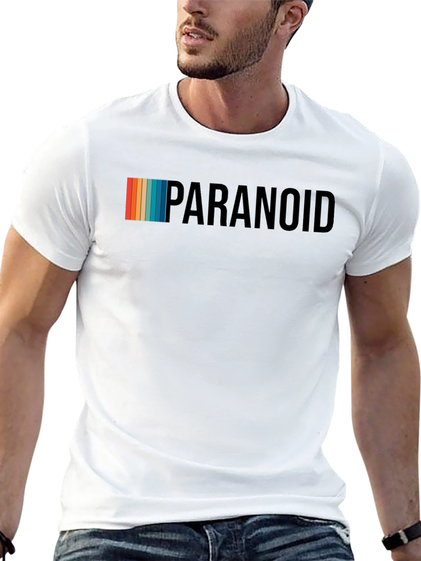 Paranoid Graphic T-Shirt - Retro Style