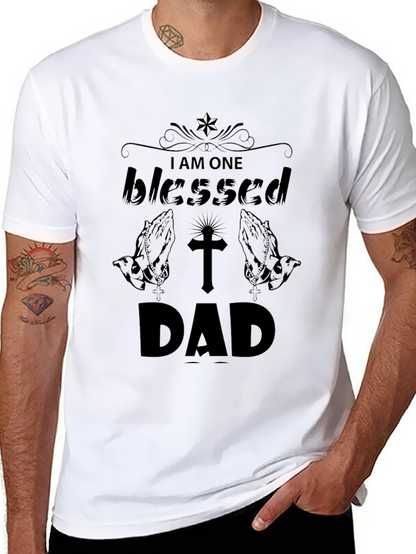 Blessed Dad Graphic T-Shirt