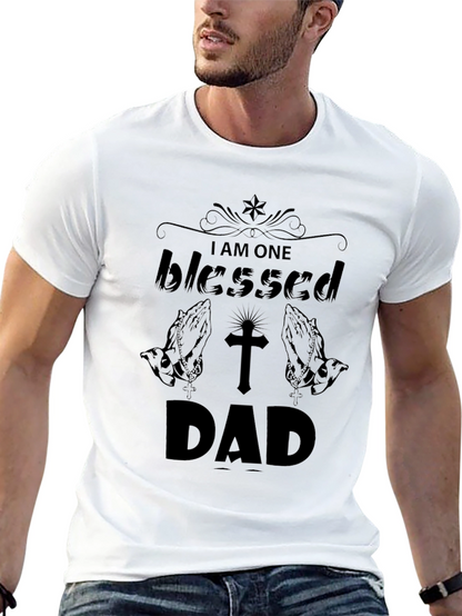 Blessed Dad Graphic T-Shirt