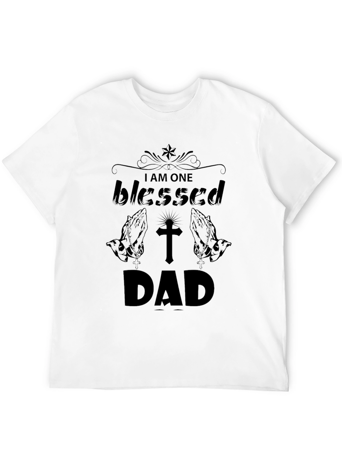 Blessed Dad Graphic T-Shirt