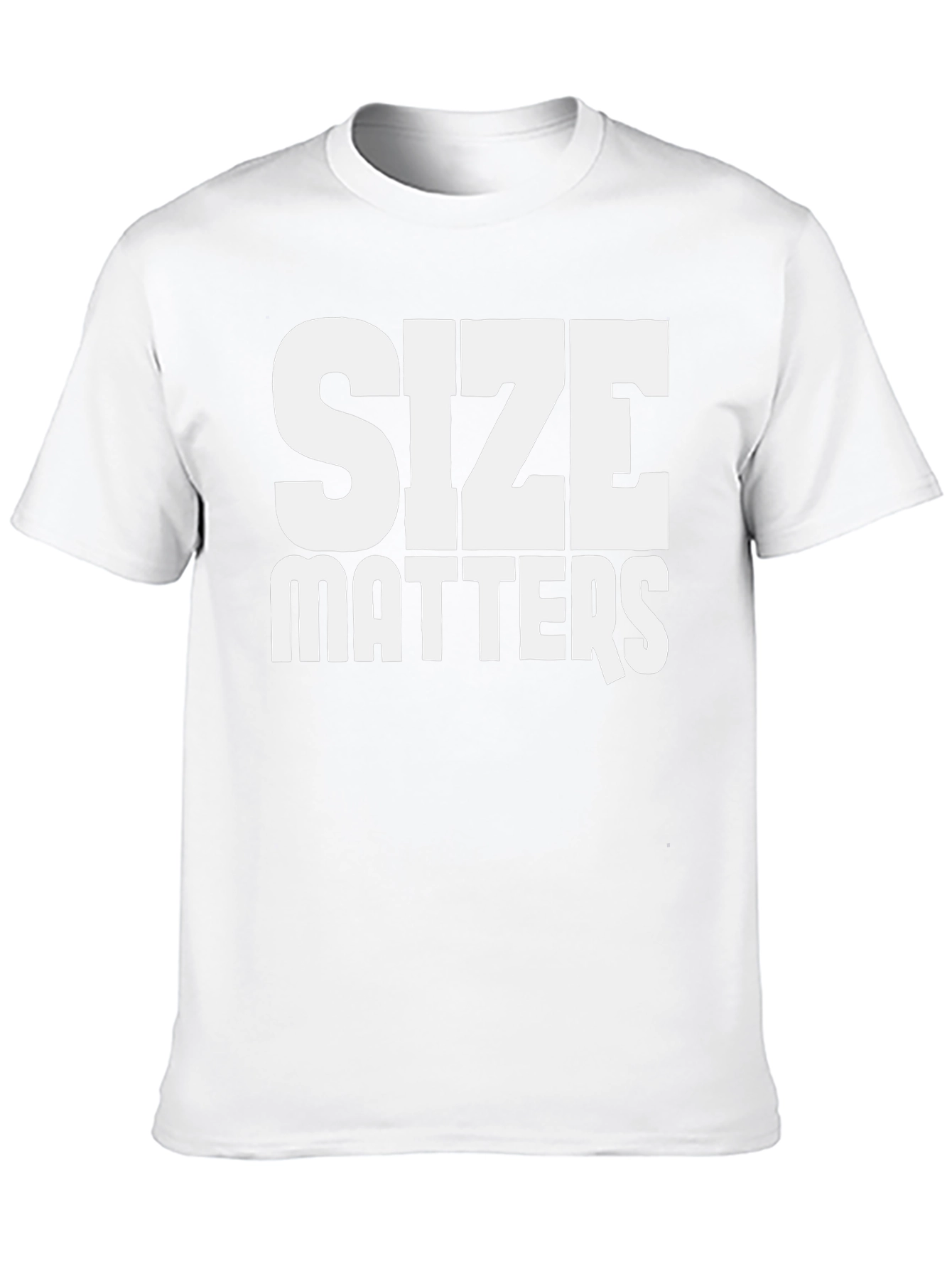 Size Matters Bold Graphic Tee - Black