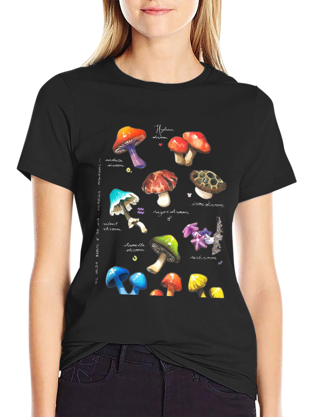 Watercolor Mushroom Graphic Tee