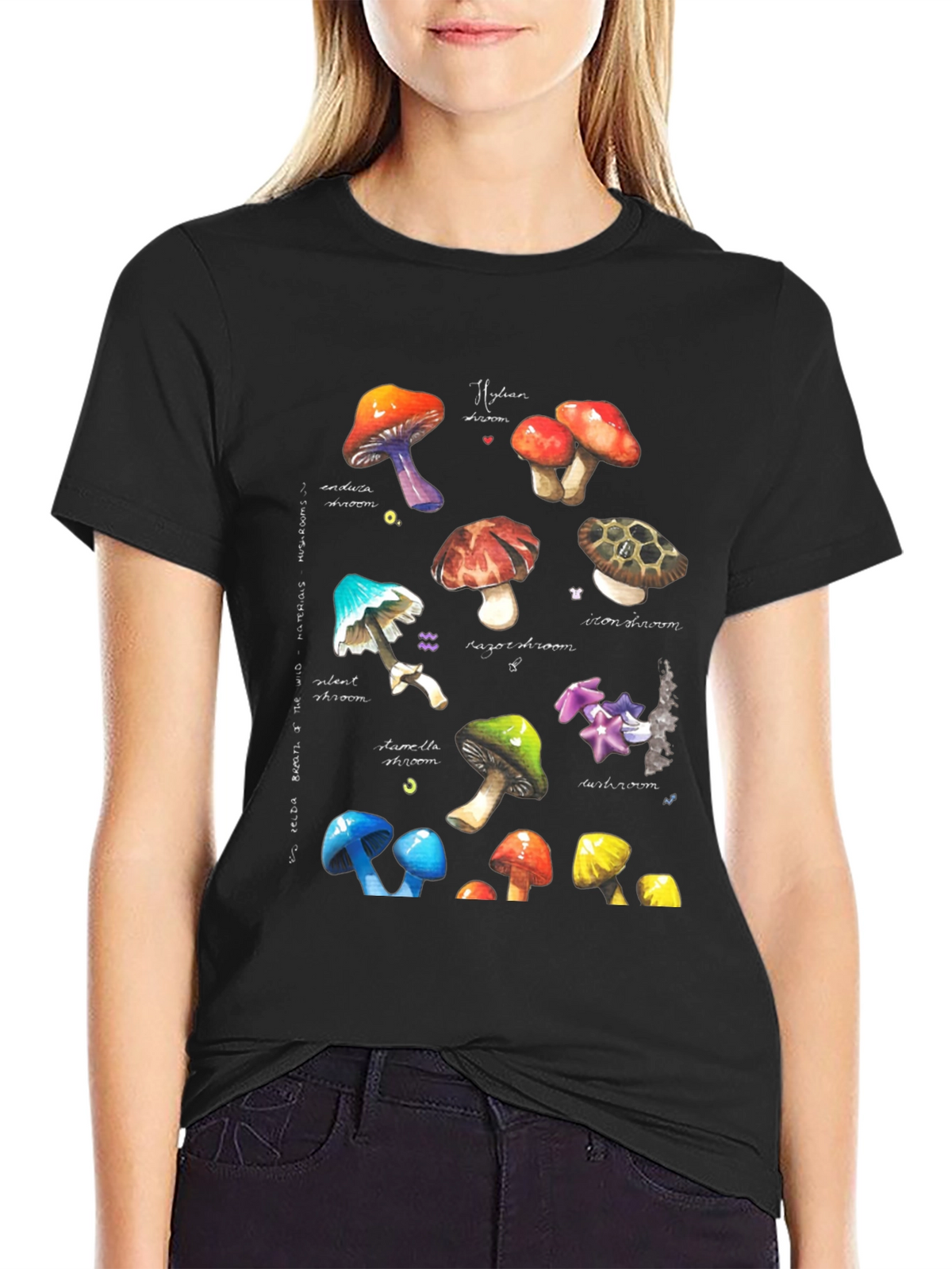 Watercolor Mushroom Graphic Tee