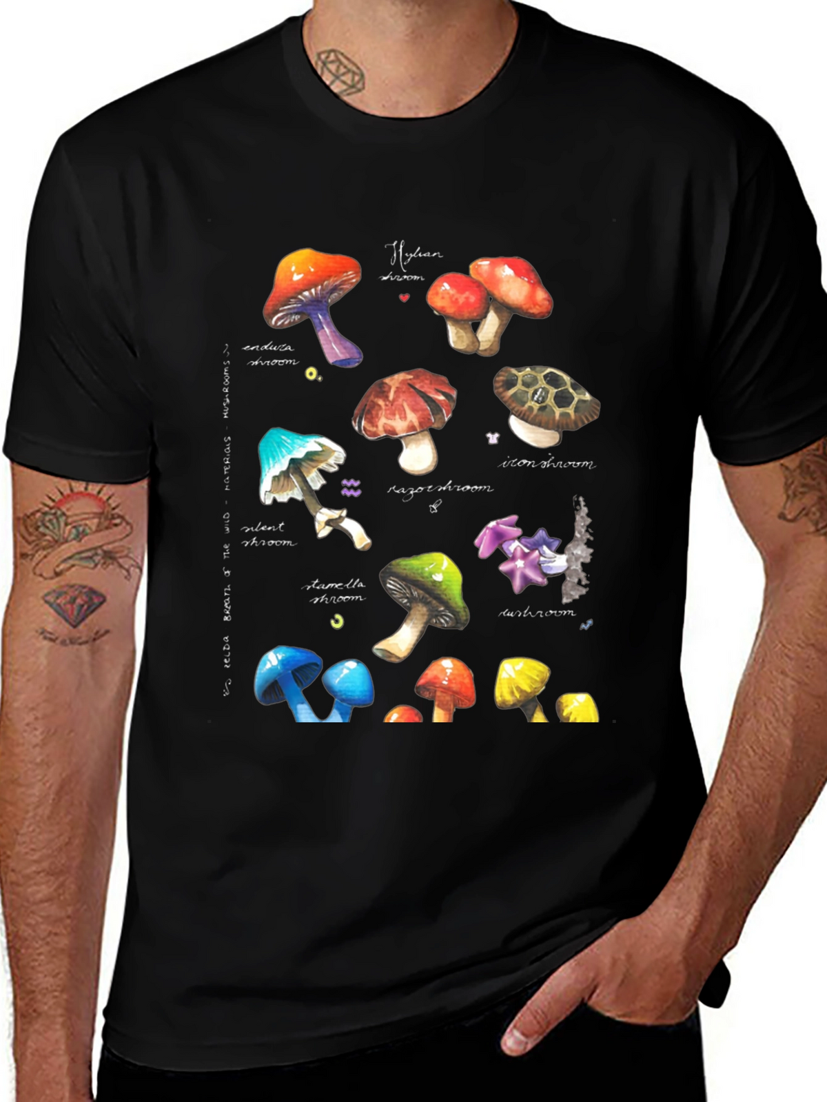 Watercolor Mushroom Graphic Tee