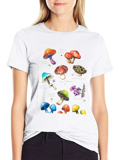 Watercolor Mushroom Graphic Tee