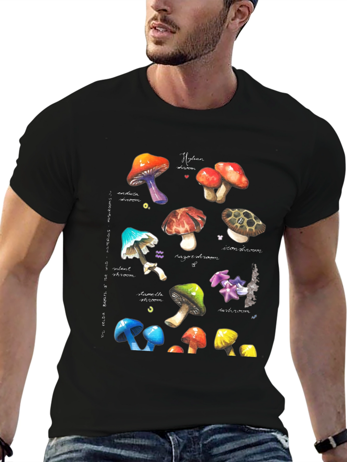 Watercolor Mushroom Graphic Tee