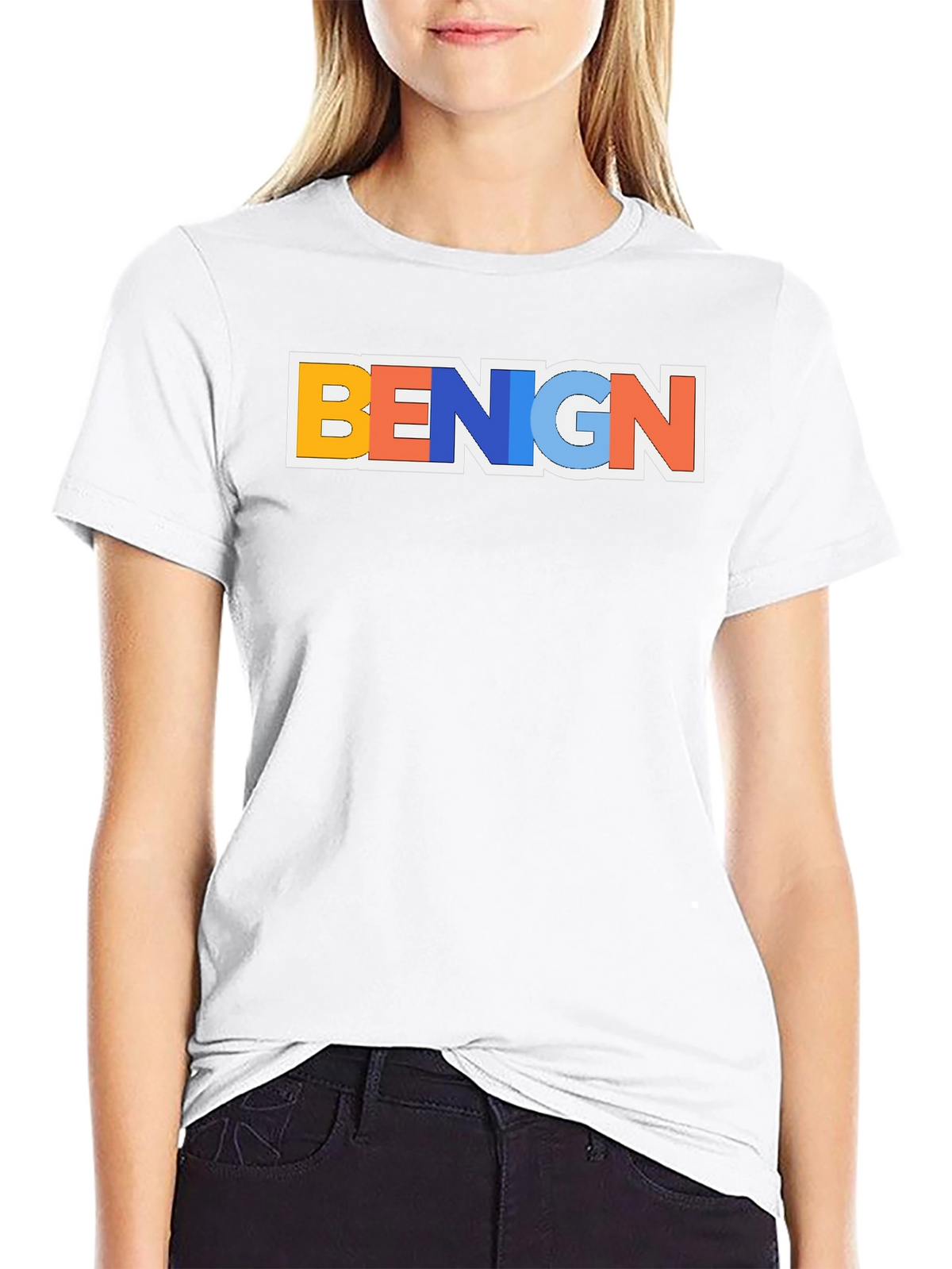 Benign Graphic T-Shirt - Trendy Casual Tee
